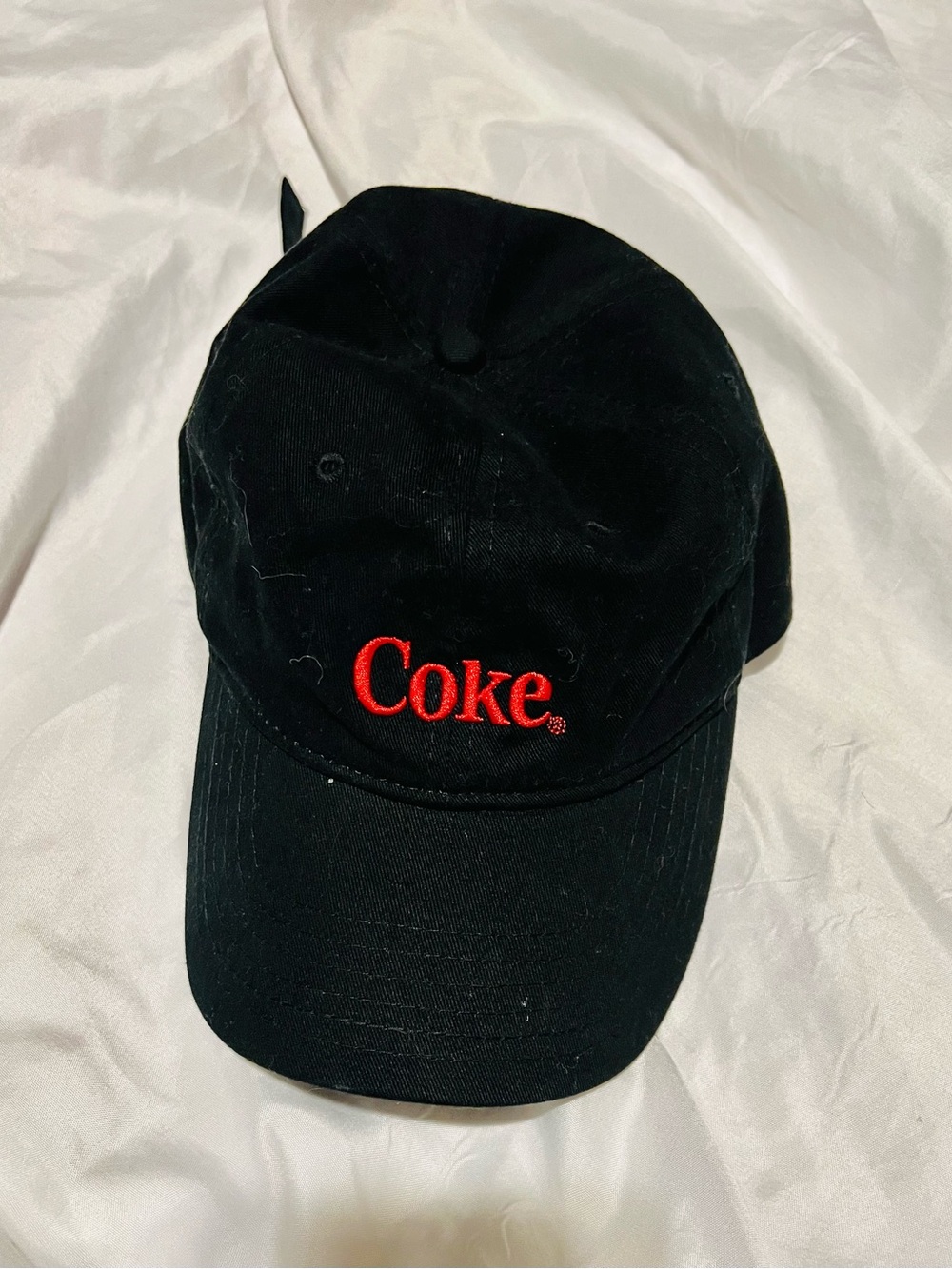 Coca Cola Black Hat with White Logo Tag